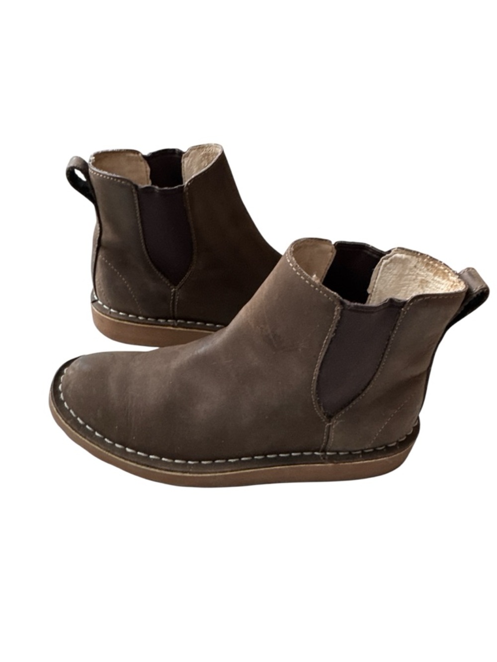 L.L. Bean Stonington Chelsea boots leather brown cocoa SZ 7.5